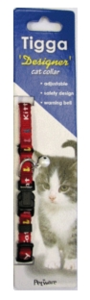 Tigga Kitty Cat Collar Red [colour:red]