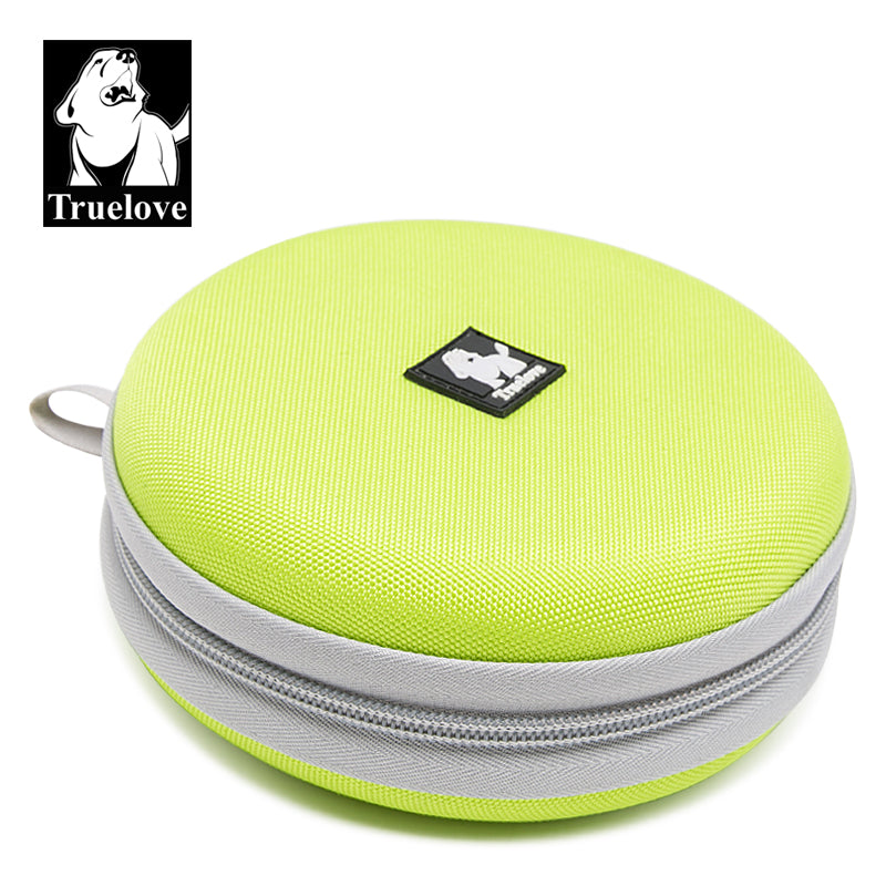 True Love Food & Water Bowl Neon Yellow