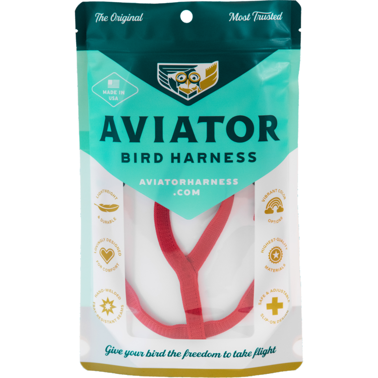 Aviator Bird Harness Medium Red