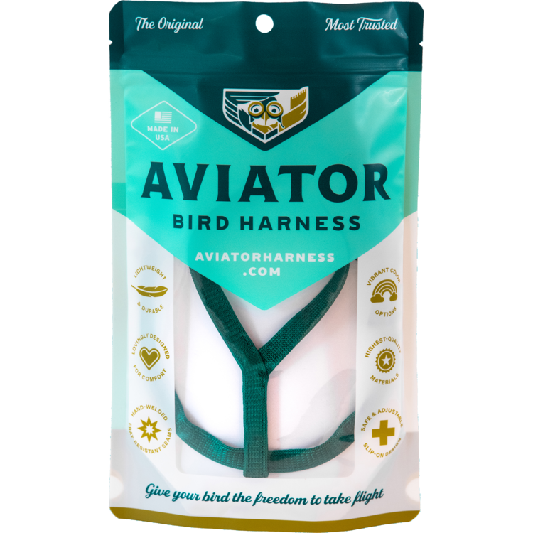 Aviator Bird Harness Medium Green