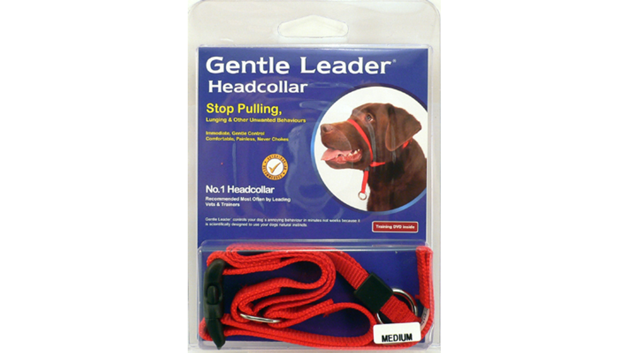 Gentle Leader - Head Collar Red Med [size:m  Colour:red]