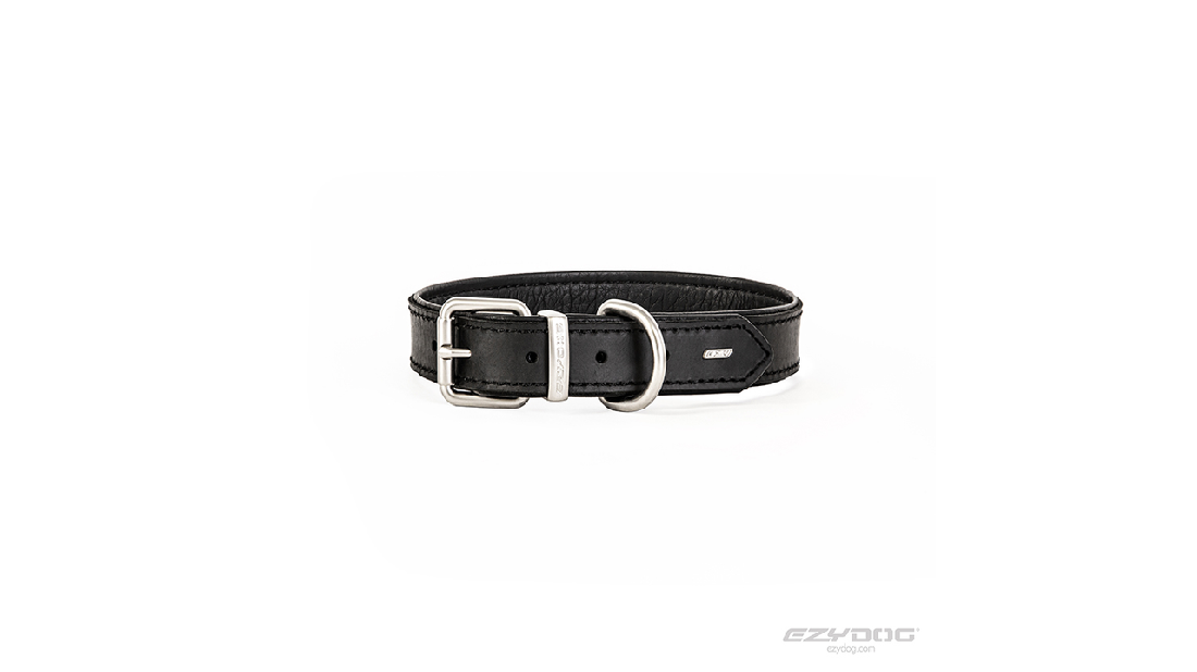 Ed Oxford Leather Leash Black [colour:black]