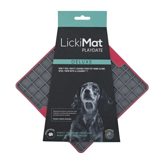 Lickimat Tuff Playdate Red [colour:red]