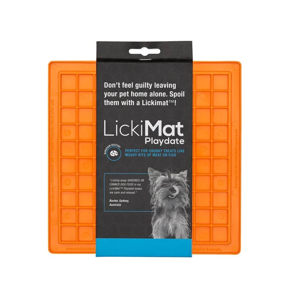 Lickimat Playdate Orange [colour:orange]