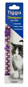 Tigga Cat Collar Eight Awn Star Purple [colour:purple]