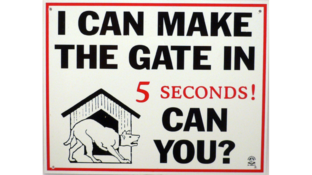 Gate Signs I Can Make The Gate Can You